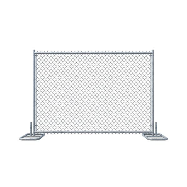 temporary panel fencing are typically made of sturdy materials like steel or aluminum