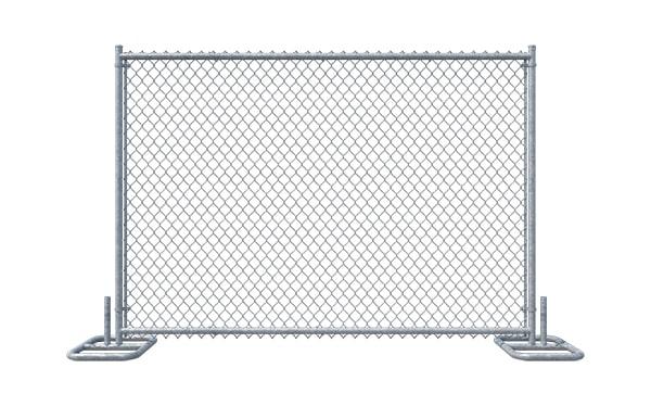 temporary fence panels are made from weather-resistant materials to withstand harsh weather